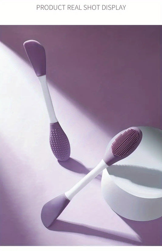 Pack Of 2 Silicone Double Head Mask & Face Wash Brush –