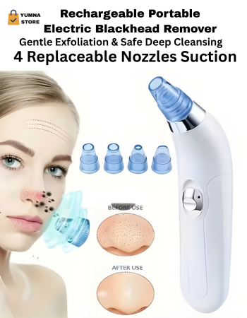 Derma Suction Facial SPA Blackhead Remover Machine – 4 in 1 Pore Cleaner & Acne Removal Suction Tool No Ratings