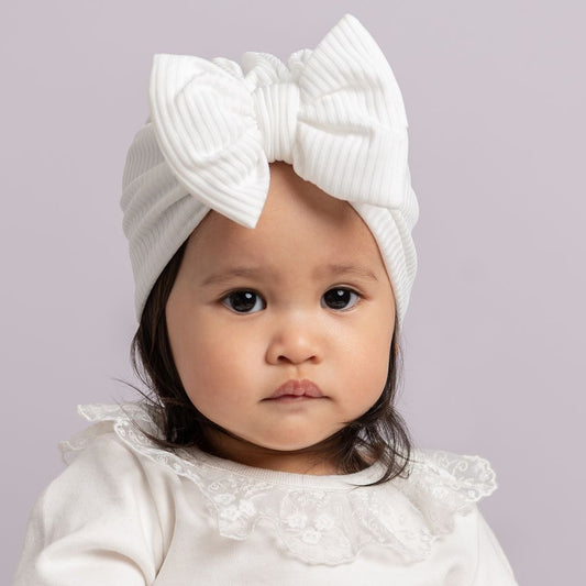 Pack of 4 Baby Girl Turban Caps