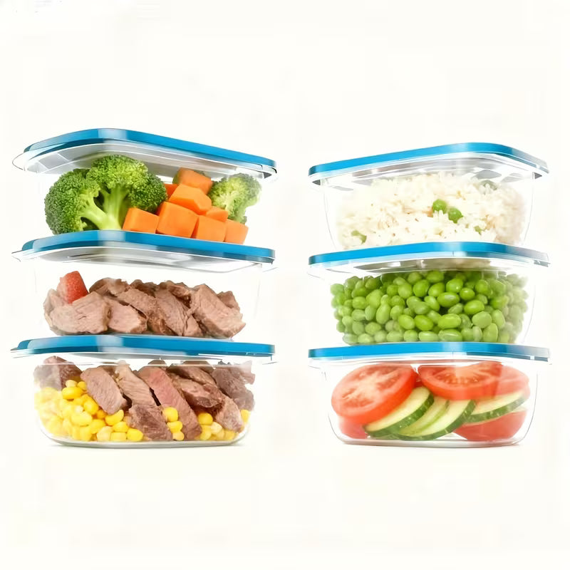 6 Food Storage Containers with Lids,