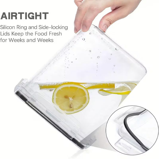 2025 New 6/12pcs Airtight Food Storage Container Set with Lids