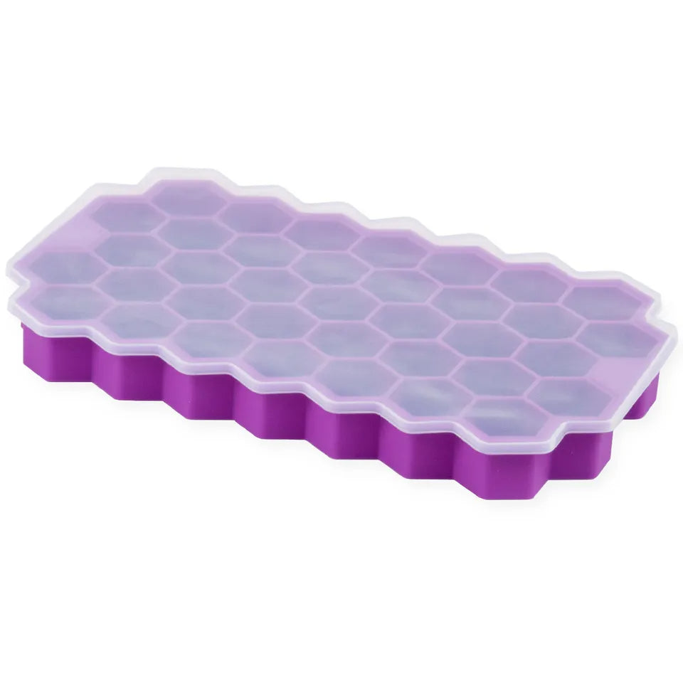 Silicon Ice Cube Tray – Flexible, Non-Stick, and Durable Ice Tray for Easy Ice Cube Removal, Ideal for Freezing Water, Juice, and More, BPA-Free and Dishwasher Safe
