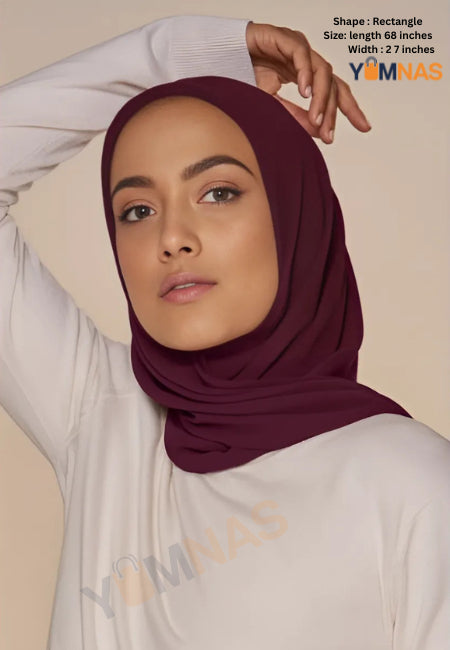 Hijab Set for Girls & Women – Premium Chiffon & Georgette Stoller Scarves | Lightweight, Breathable & Elegant Modest Fashion Hijabs for Daily & Party Wear