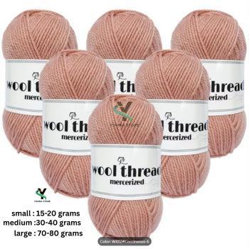 Premium Double Knit Wool Yarn - 4 Ply Soft Acrylic (80g) for Knitting & Crochet - Vista Brand