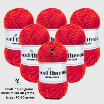 Premium Double Knit Wool Yarn - 4 Ply Soft Acrylic (80g) for Knitting & Crochet - Vista Brand