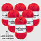 Premium Double Knit Wool Yarn - 4 Ply Soft Acrylic (60g) for Knitting & Crochet - Vista Brand