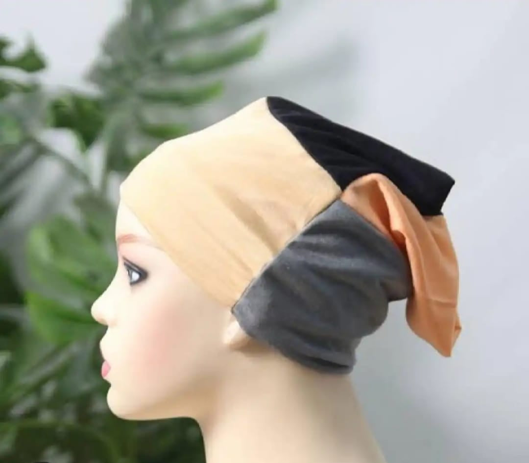 Pack of 1 ( 4 in 1 ) Plane Tube Hijab Cap – Hijab Cap for Girls and Women