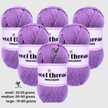 Premium Double Knit Wool Yarn - 4 Ply Soft Acrylic (80g) for Knitting & Crochet - Vista Brand