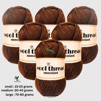 Premium Double Knit Wool Yarn - 4 Ply Soft Acrylic (80g) for Knitting & Crochet - Vista Brand
