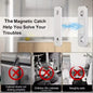 Heavy-Duty Stainless Steel Magnetic Cabinet Locks