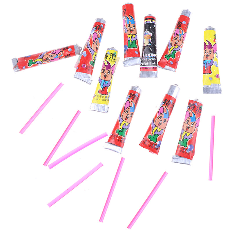 Pack Of 5 HOTTEST SALE 10Pcs Bubble Glue Kids Blowing Bubble Ball Toys for Children Space Balloon toy Creek