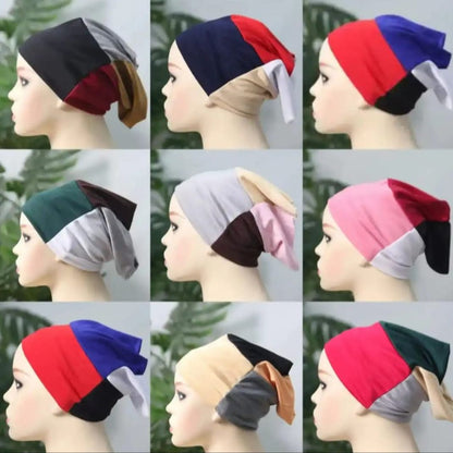 Pack of 1 ( 4 in 1 ) Plane Tube Hijab Cap – Hijab Cap for Girls and Women