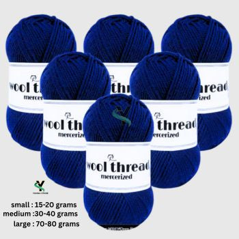 Premium Double Knit Wool Yarn - 4 Ply Soft Acrylic (80g) for Knitting & Crochet - Vista Brand