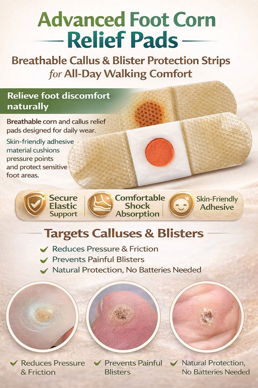 5 Patches Premium Foot Corn & Callus Care Patches | Soft Cushion Pads for Friction, Pressure & Blister Defense Corn CAP