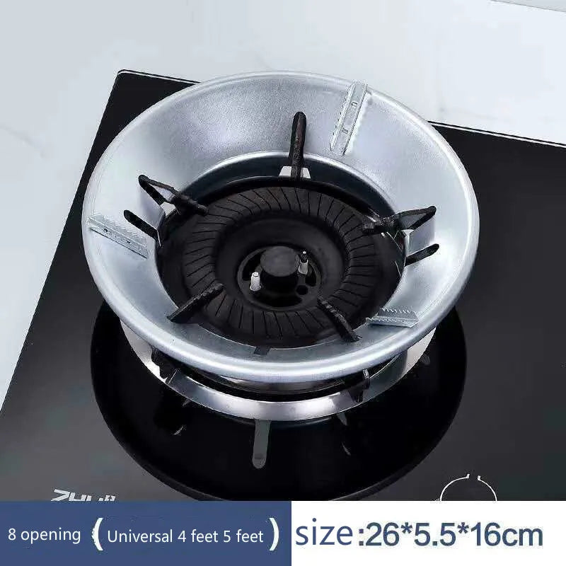 Gas Burner Cover with Ventilation Holes - Compatible with Flat Bottomed & Round Bottomed Pots, Durable Metal Stove Top Protector for Home, Picnic, Restaurant Stoves, Outdoor Kitchens & Gas Stoves.