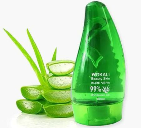 Korean Pure Aloe Vera Gel 120ml – 99% Soothing Gel for Face, Skin & Hair