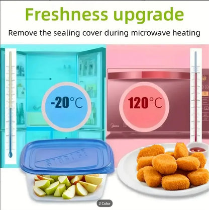 ( 7PC SET) IKEA STYLE FOOD CONTAINERS, THUMB LOCK FOOD CONTAINER, STACKABLE PLASTIC STORAGE BOXES