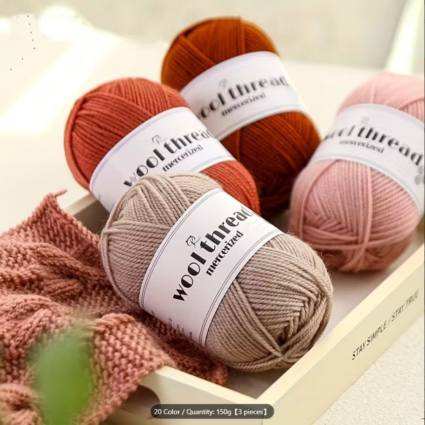Premium Double Knit Wool Yarn - 4 Ply Soft Acrylic (80g) for Knitting & Crochet - Vista Brand