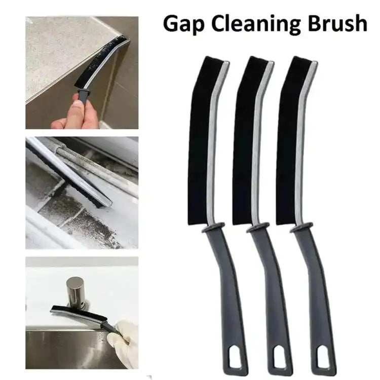 2Pcs Gap Cleaning Brush for Fine Seam Corners and Grooves - Window Kitchen Bathroom Tiles Joints Microfiber Toilet WC Cleaning Tools
