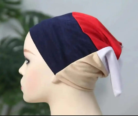 Pack of 1 ( 4 in 1 ) Plane Tube Hijab Cap – Hijab Cap for Girls and Women