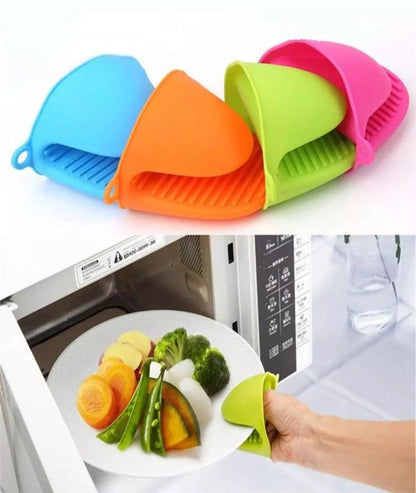 Best quality Pair of Silicon pot holder Gloves Silicone Heat Resistant Gloves hot pot holders Non Stick Anti-slip Pot Bowel Holder Baking Oven Mitts best Kitchen tool