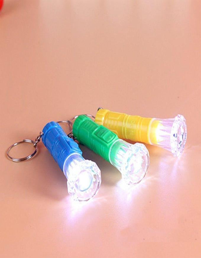 Mini Plastic Torch Portable LED Light Keychain