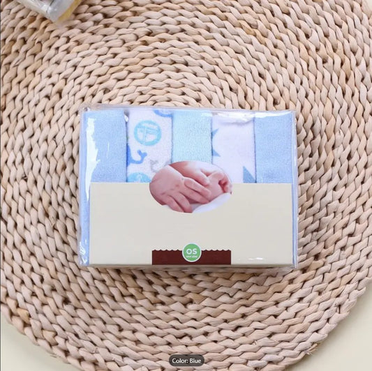 pack of 5 towels Baby Soft Face Mini Towels – Washcloths & Napkins for Newborns | Gentle Fabric, Lightweight & Multipurpose Baby Towels in Assorted Colors