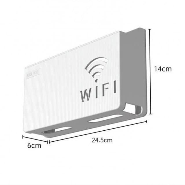Wall Mounted WiFi Router Holder Box &ndash; Hidden Cable Organizer &amp; Decorative Shelf for Home &amp; Office Short Description: