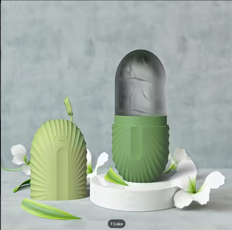 Green Silicone Ice Roller for Face