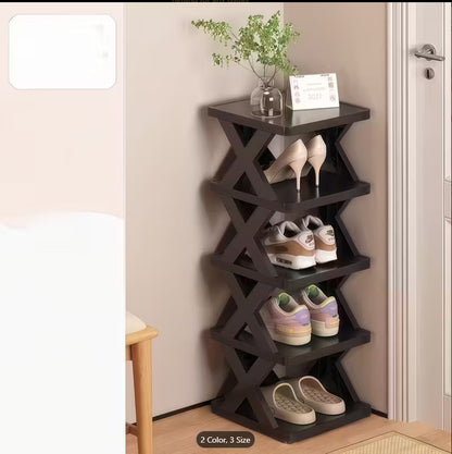 5 Layer X-Shoe Plastic Rack