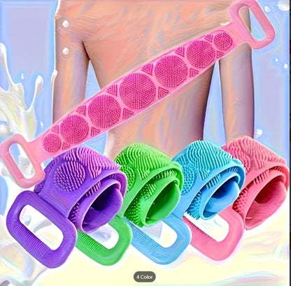 High-Quality Silicone Back Scrubber – Exfoliating Shower Strap & Body Cleaning Bath Belt