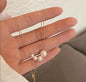 Elegant Synthetic Pearl Pendant Necklace
