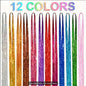 12 Colors Fairy Tinsel Hair Extensions