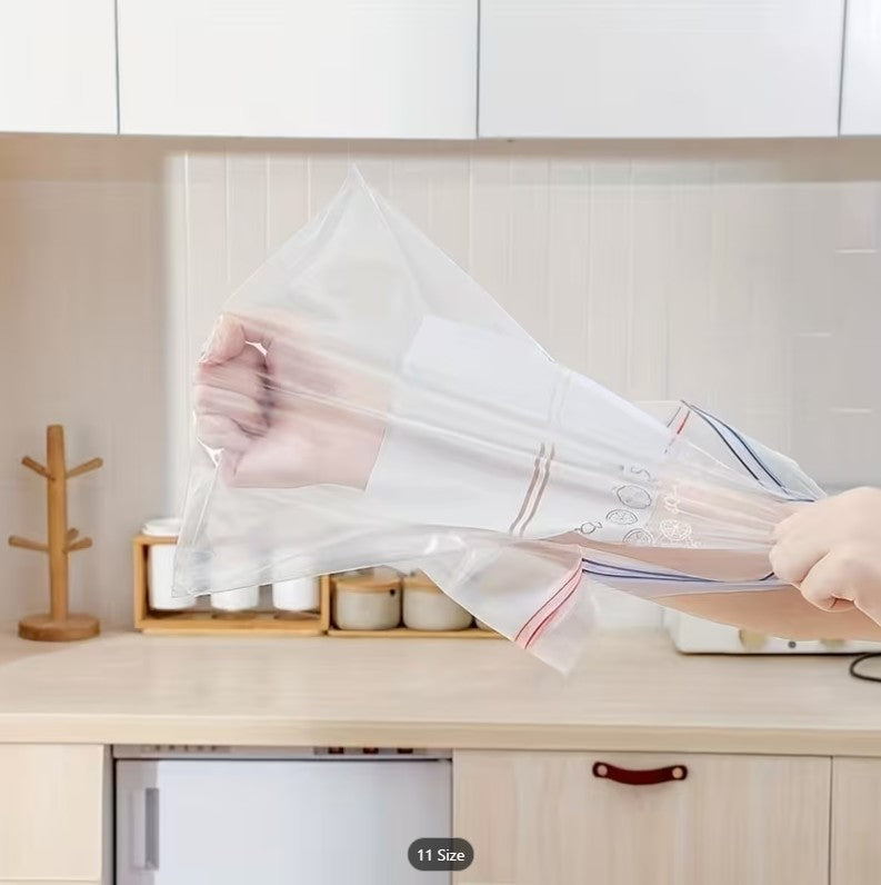 Duty Reusable Plastic Food Storage Bags Suitable for Freezer,