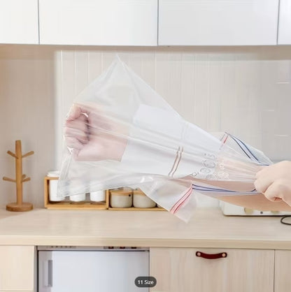 Duty Reusable Plastic Food Storage Bags Suitable for Freezer,