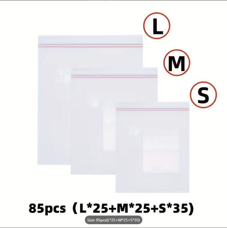 Duty Reusable Plastic Food Storage Bags Suitable for Freezer,