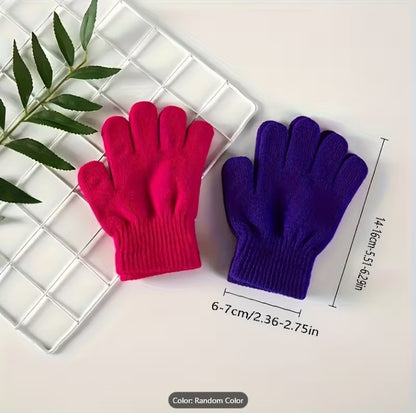 6pairs Knitted Gloves Suitable for Infants