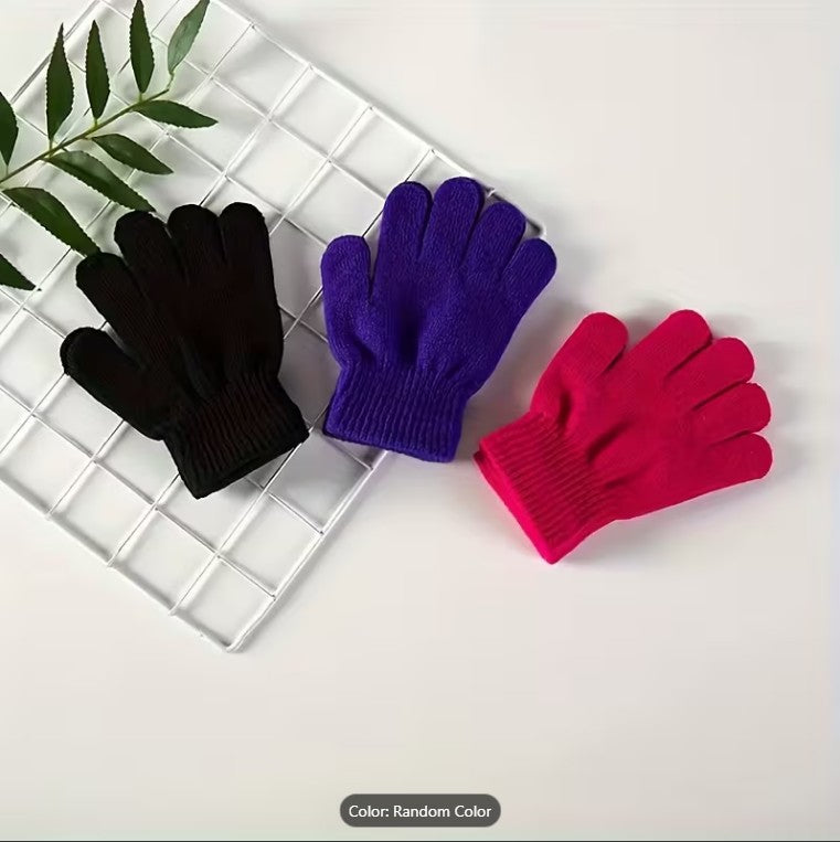 6pairs Knitted Gloves Suitable for Infants