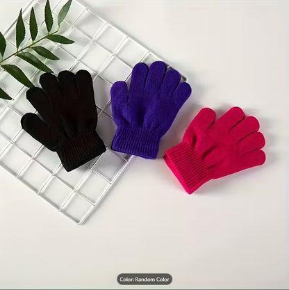 6pairs Knitted Gloves Suitable for Infants