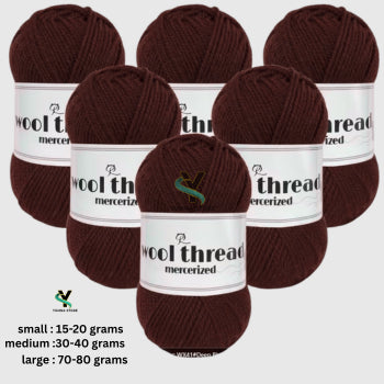 Premium Double Knit Wool Yarn - 4 Ply Soft Acrylic (80g) for Knitting & Crochet - Vista Brand