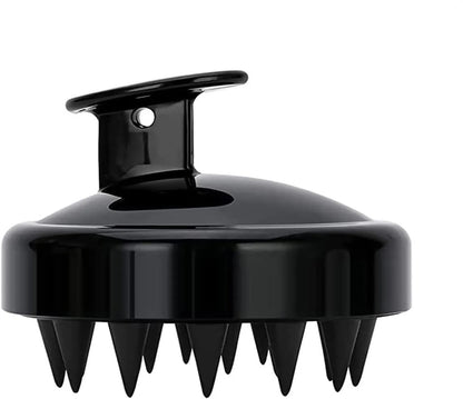 Silicone Scalp Massager Shampoo Brush | Hair Scrubber for Dandruff Removal & Deep Scalp Exfoliation (Random Color)