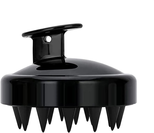 Silicone Scalp Massager Shampoo Brush | Hair Scrubber for Dandruff Removal & Deep Scalp Exfoliation (Random Color)