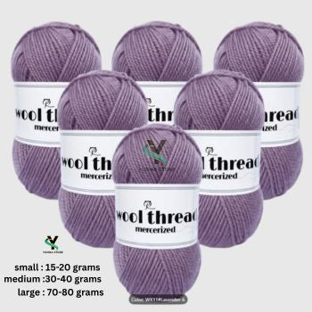 Premium Double Knit Wool Yarn - 4 Ply Soft Acrylic (80g) for Knitting & Crochet - Vista Brand