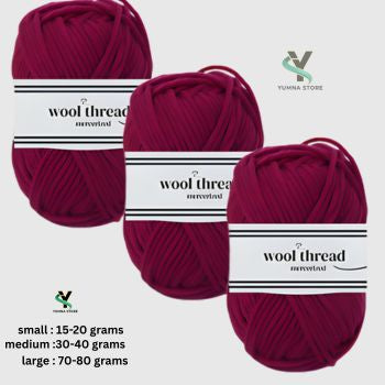 Premium Double Knit Wool Yarn - 4 Ply Soft Acrylic (80g) for Knitting & Crochet - Vista Brand