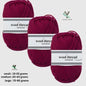 Premium Double Knit Wool Yarn - 4 Ply Soft Acrylic (60g) for Knitting & Crochet - Vista Brand