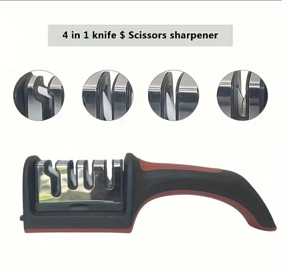 4 in 1 Kitchen Knife Sharpener