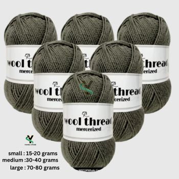 Premium Double Knit Wool Yarn - 4 Ply Soft Acrylic (80g) for Knitting & Crochet - Vista Brand