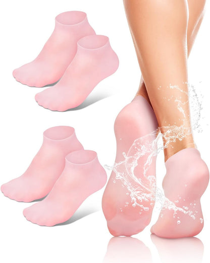 Silicone Elastic Moisturizing Foot Socks