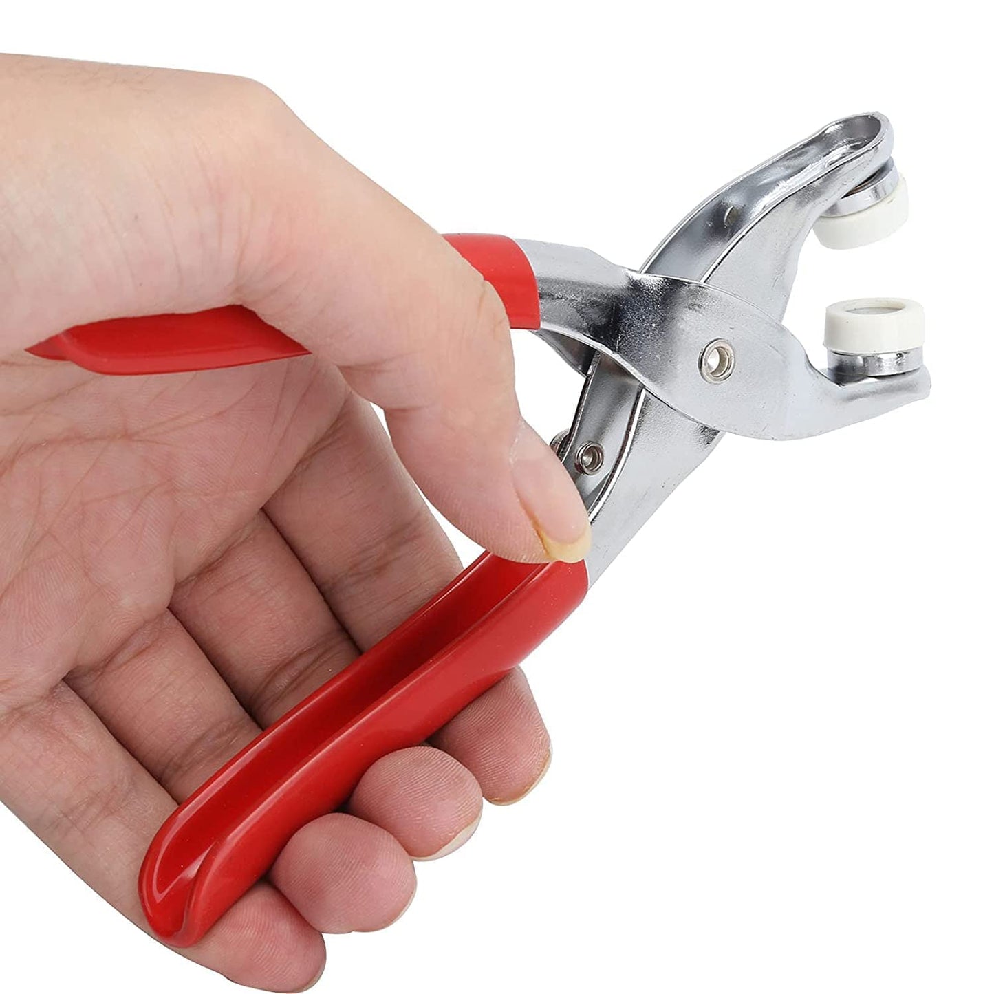 Metal Body Snap Button Kit With Hand Pressure Pliers 50pcs Snaps , Metal Snaps For Sewing, Sewing Snaps For DIY Crafts Clothes Hats.