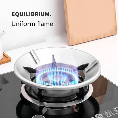 Gas Burner Cover with Ventilation Holes - Compatible with Flat Bottomed & Round Bottomed Pots, Durable Metal Stove Top Protector for Home, Picnic, Restaurant Stoves, Outdoor Kitchens & Gas Stoves.